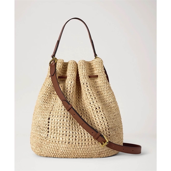 Mulberry Crochet Bucket Natural